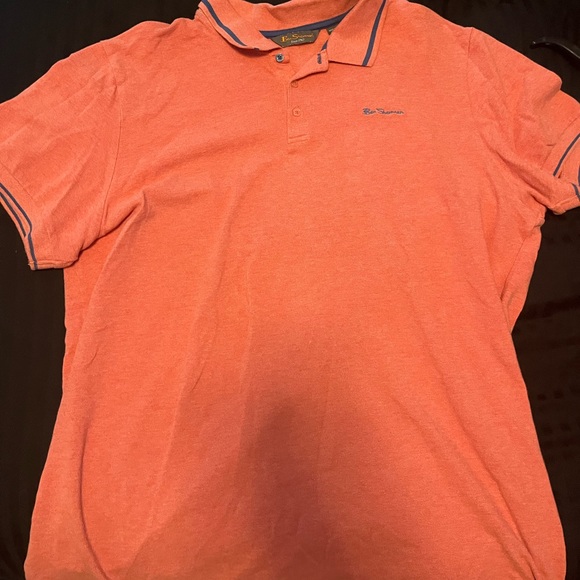 Orange Ben Sherman Polo XL - Picture 1 of 3